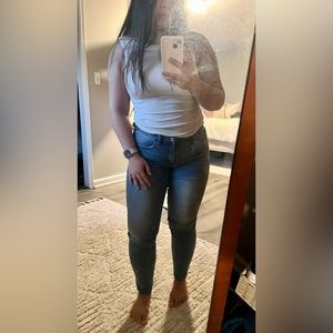 Light Wash Skinny Jeans